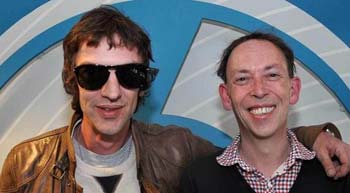 Richard Ashcroft with Steve Lamacq