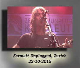 Richard Ashcroft Zermatt Unplugged, Zurich Videos